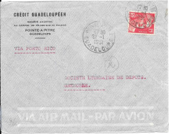 Lettre  Guadeloupe Pointe à Pitre 1951 - Covers & Documents