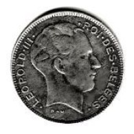 BELGIQUE / LEOPOLD III ROI DES BELGES / 5 FRANCS  / 1943 / ZINC / 5.89 G / 25 Mm - 5 Francs