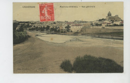 L'AUVERGNE - PONT DU CHATEAU - Vue Générale (belle Carte Toilée) - Pont Du Chateau