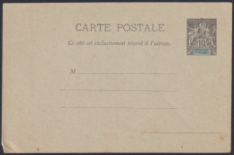 F-EX48598 MADAGASCAR FRANCE 10c POSTAL STATIONERY UNUSED.  - Other & Unclassified