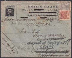 F-EX48625 BRAZIL BRASIL PHILATELIC COVER TO SPAIN FORWARDED CANARIAS - AVILES.  - Lettres & Documents