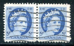 CANADA- Y&T N°271- Oblitéré En Paire - Oblitérés