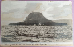 Epreuve D'un Entier Postal Du Canada (Unique) "sleeping Giant Rock" Thunder Cape Lake Superior, Ile Mer Eau - Isole