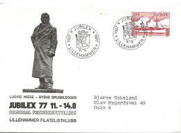 Norway 1977 Special Cover Jubilex 77 11-14.8  Stamp Exhibition Special  Cancellation  11.8.77 - Brieven En Documenten