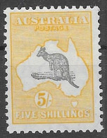 Australia Mlh * Fresh A Crown Watermark 1929 550 Euros - Neufs