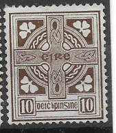 Ireland Mh* (60 Euros) 1923 (first Watermark) - Neufs
