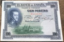 Billet Neuf 100 Pesetas 1925 - 100 Peseten