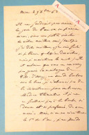 ● L.A.S 1963 Adolphe BELOT écrivain Dramaturge - NICE - Ville D'Avray - Cannes Monaco - Né à Pointe à Pitre - Lettre - Writers