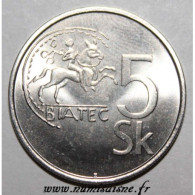 SLOVAQUIE - KM 14 - 5 KORUNA 2007 - SPL - Slovakia