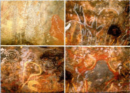 19-2-2024 (4 X 36) Australia - NT - Ayers Rock (ULURU) Rock Paintings + 9 Views (2 Postcards) - Uluru & The Olgas