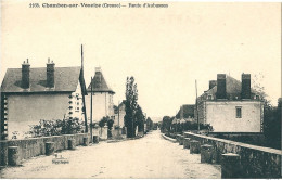 23   CHAMBON  SUR VOUEIZE -  ROUTE  D 'AUBUSSON - Chambon Sur Voueize