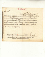G.B. / Royal Navy / Ship Surgeons / Fitness Certificates - Unclassified