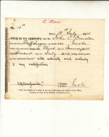 G.B. / Royal Navy / Ship Surgeons / Fitness Certificates - Ohne Zuordnung