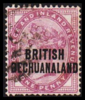 1891. BECHUANALAND. BRITISH BECHUANALAND ONE PENNY Victoria.  (MICHEL 40) - JF542517 - 1885-1964 Protectorat Du Bechuanaland