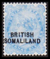 1903. BRITISH SOMALILAND. Overprint On TWO ANNAS & SIX PIES VICTORIA INDIA POSTAGE. Hinged.  (Michel 4) - JF542543 - Somaliland (Protectorat ...-1959)