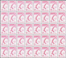 1952. FINLAND. OLYMPICS. Complete Set In Never Hinged 40-blocks. Impressive And Unusual.  (Michel 399-402) - JF542647 - Nuovi