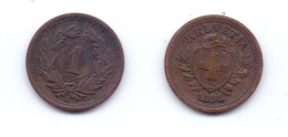 Switzerland 1 Rappen 1898 - 1 Centime / Rappen