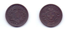 Switzerland 1 Rappen 1914 - 1 Centime / Rappen