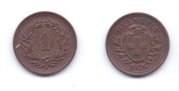 Switzerland 1 Rappen 1926 - 1 Centime / Rappen