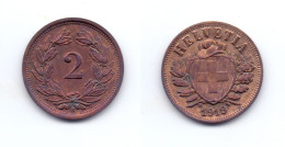 Switzerland 2 Rappen 1919 - 2 Centimes / Rappen