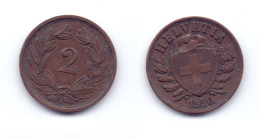 Switzerland 2 Rappen 1920 - 2 Centimes / Rappen