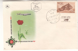 Israël - Lettre FDC De 1964 - Oblit Haifa - Avions - - Lettres & Documents