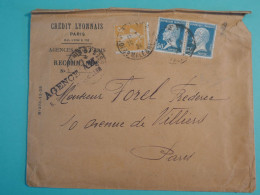 DJ 12  FRANCE L  BELLE  LETTRE  PERFORé  1953  PARIS PAIRE PASTEUR + AFFRANCH. INTERESSANT - Lettres & Documents