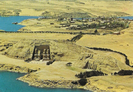 Egypte 28 Abei Simbel Vue Aérienne Des Temple - Collections & Lots