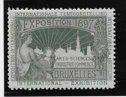 Belgique - Bruxelles 1897 - Vignette - Neuf ** Sans Charnière - TB - Erinnophilie [E]