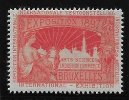 Belgique - Bruxelles 1897 - Vignette - Neuf ** Sans Charnière - TB - Erinnophilia [E]
