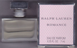 Miniature Vintage Parfum - Ralph Lauren  - EDP - ROMANCE - Pleine Avec Boite 7ml - Miniatures Womens' Fragrances (in Box)