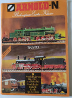 Train Chemin Fer Rail Locomotive Wagon Bahnspass Zug Gleise Catalogue Katalog Arnold 1982 - 1983 - Germania