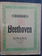 LUDWIG VAN BEETHOVEN LES SONATES POUR PIANO VOL 2 PARTITION EDITION CHOUDENS - Instrumento Di Tecla