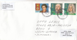 GOOD RUSSIA Postal Cover To ESTONIA 2019 - Good Stamped: Persons - Storia Postale