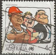 AUSTRALIA 1988 Living Together - 4c. - Trade Unions (Liz Honey) AVU - Used Stamps