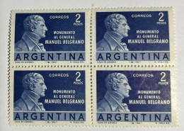 Argentina 1961 Monumento A Belgrano, En Cuadro, GJ 1217, Sc 730, MNH. - Ongebruikt