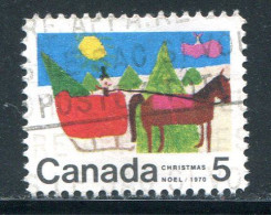 CANADA- Y&T N°442- Oblitéré (Noël) - Usados