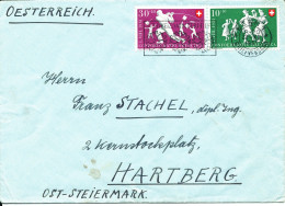 Switzerland  Cover Sent To Austria Bern 22-11-1951 - Andere & Zonder Classificatie