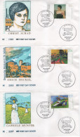 Germany Deutschland 1994 FDC Deutsche Malerei, Munter Heckel Schad, Painters Artists, Canceled In Berlin - 1991-2000