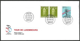 Lettre Passage Tour De Luxembourg 1990 - Cachet Wiltz - Privatsachen