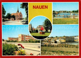 72650921 Nauen Havelland Rathaus Freibad Wilhelm Pieck Oberschule Sowjetisches E - Nauen