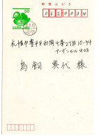 75058 - Japan - 2002 - ¥50 GAKte Ente (Sapporo) -> TOYOHIRA, M "Nachtraeglich Entwertet"-Stpl - Storia Postale
