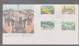 Australia 1980 Aircraft First Day Cover - Bordertown Cancellation - Brieven En Documenten