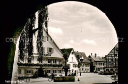 73810937 Tettnang Torbogen Gasthof Baeren Brunnen Altstadt Tettnang - Tettnang