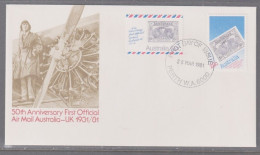Australia 1981 Airmail To UK First Day Cover - Perth WA  Cancellation - Covers & Documents
