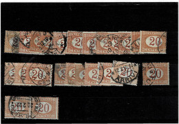 ITALIA REGNO ,"Segnatasse",20c. 24 Pezzi Usati ,qualita Ottima - Postage Due