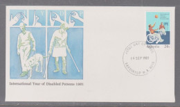 Australia 1981  - Year Of The Disabled First Day Cover - Karrinyup WA Cancellation - Storia Postale
