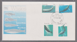 Australia 1982 - Whales First Day Cover - Kilkenny SA Cancellation - Lettres & Documents