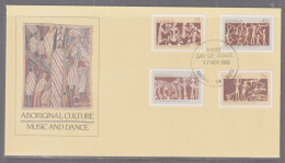 Australia 1982 - Aboriginal Music & Dance First Day Cover - Magill SA Cancellation - Brieven En Documenten