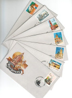 Australia 1982 - Historical Post Offices Set SEVEN  First Day Covers - Lettres & Documents